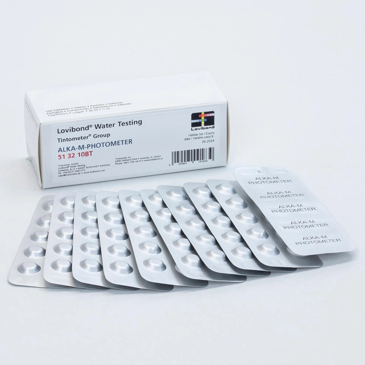 Lovibond Testtablett Alkalinitet, 10 tabletter