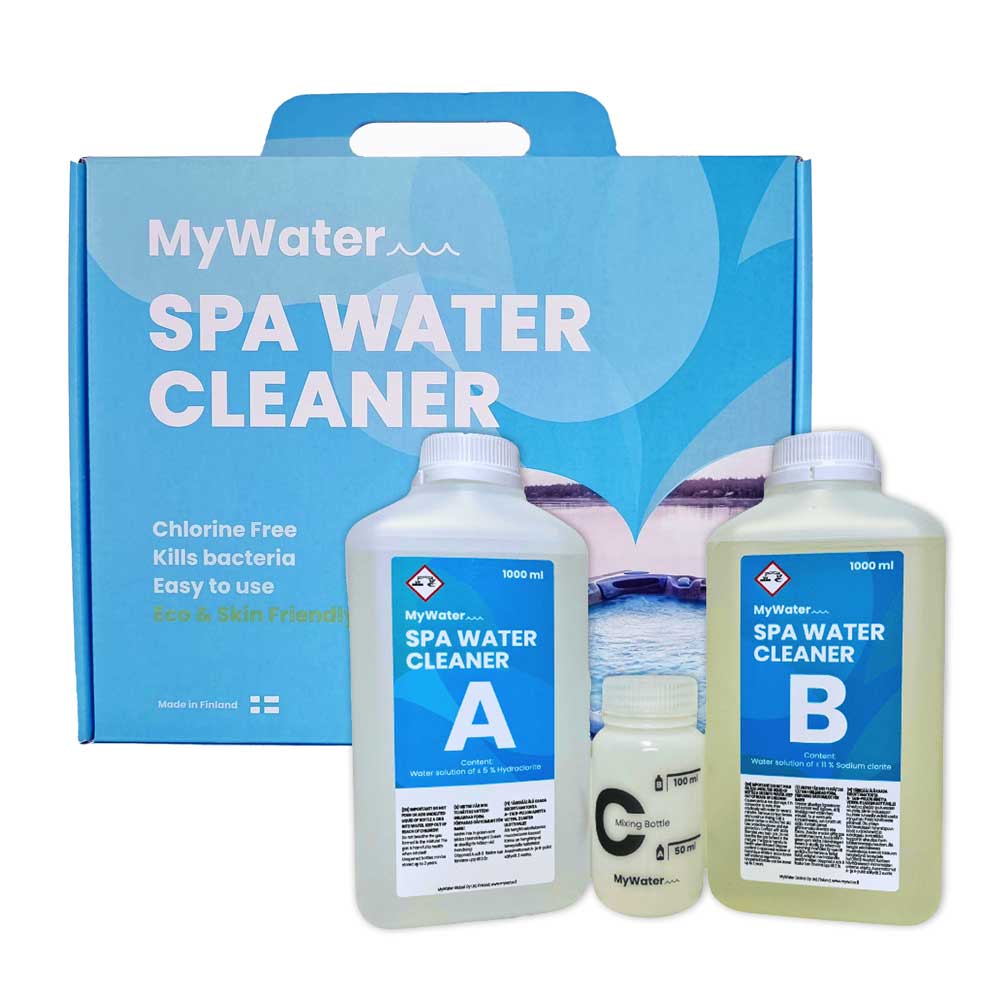 Mywater -100% klorfri rengöring för Spabad och badtunnor