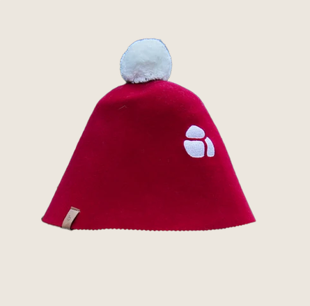 Sauna Hatt - bastumössa i jultema