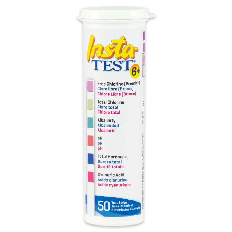 LaMotte Insta-Test 6 Plus – Teststickor för pool och spabad (50 st)