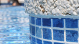 Liner Mosaik Blå ( Cyrus Blue ) - Fabrikssvetsad
