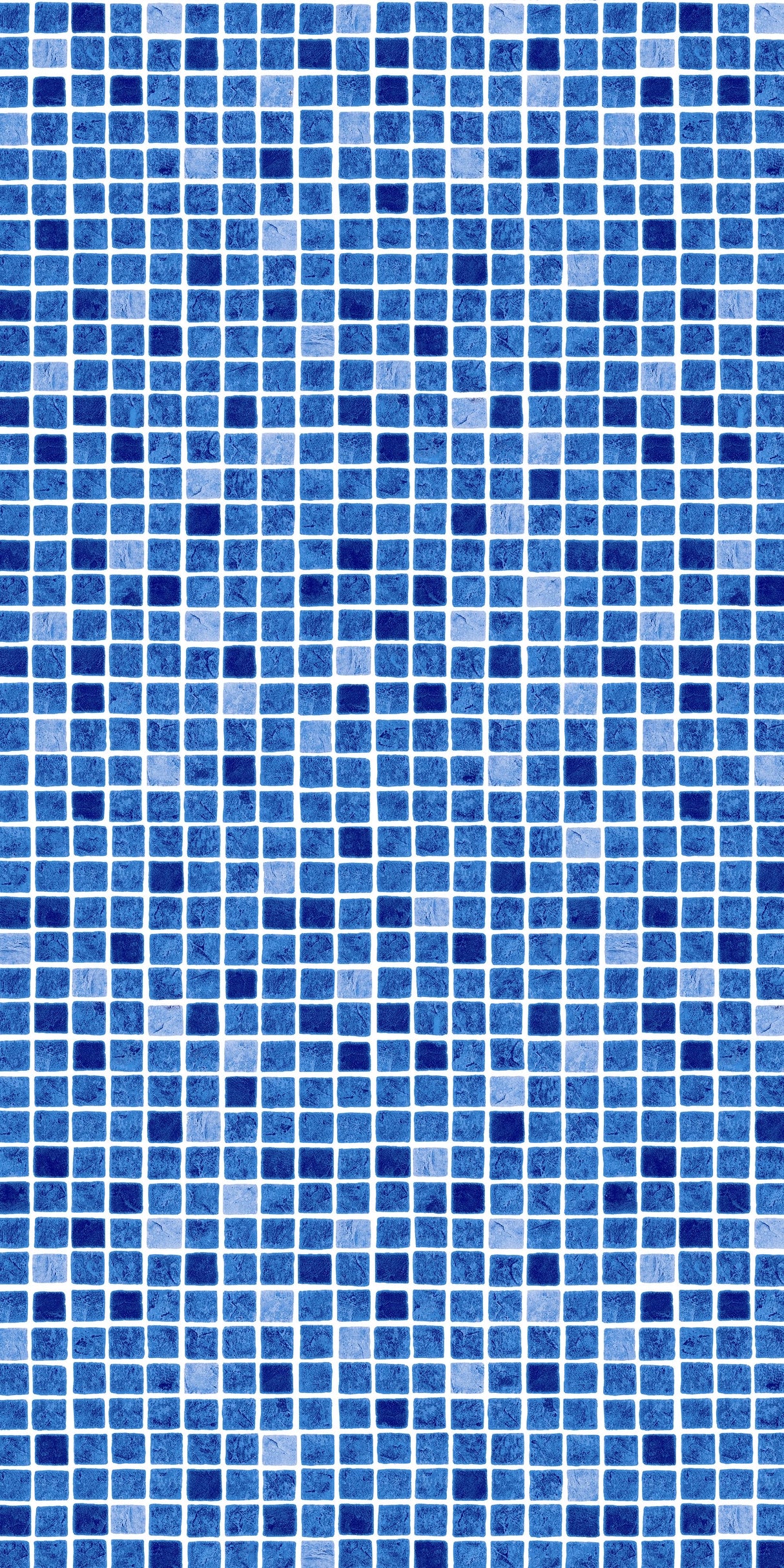 Liner Mosaik Blå ( Cyrus Blue ) - Fabrikssvetsad