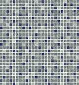 Liner Mosaik Grå ( Cyrus Santorini ) - Fabrikssvetsad