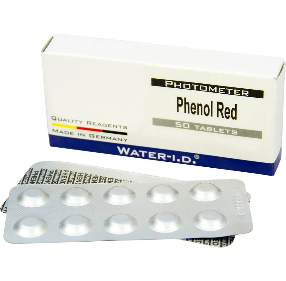 Testtabletter Phenol Red till Poollab