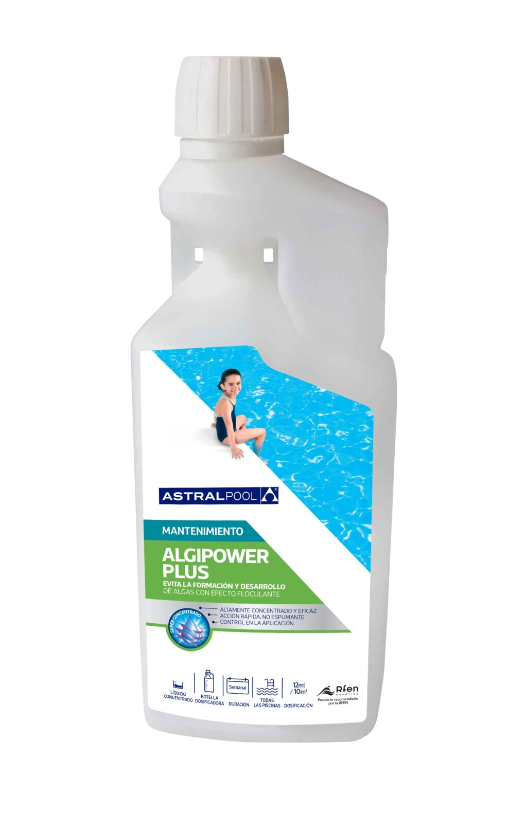 AlgiPower Plus Astral 1 liter - Algmedel för pool